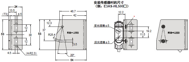 E3AS系列 外形尺寸 10 