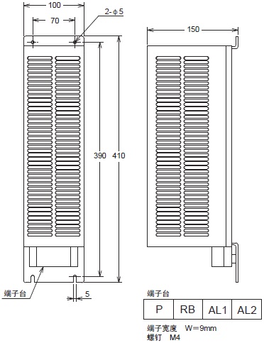 3G3MX2-V2 外形尺寸 21 