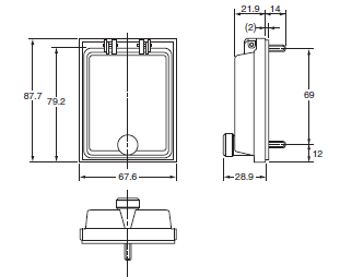 E5CD-H 外形尺寸 22 