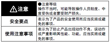 E5CD-H 注意事项 2 