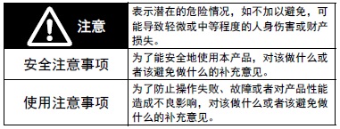 S8VK-N 注意事项 1 