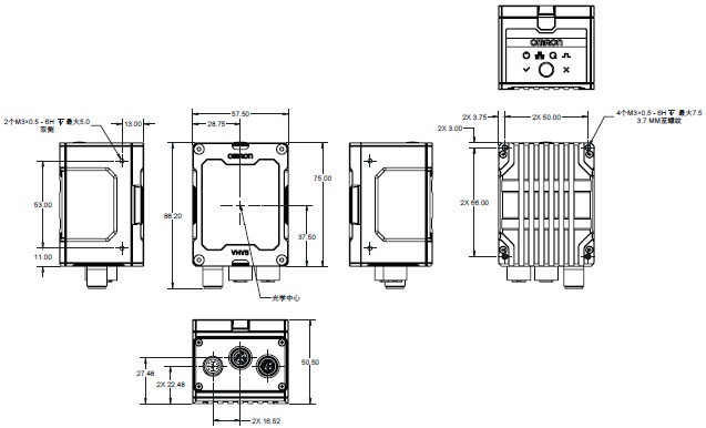 VHV5-F 外形尺寸 1 