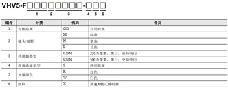 VHV5-F 种类 6 