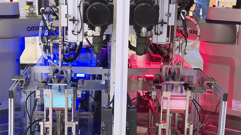 SCARA搭载视觉进行精准定位，电池片合格率提升10%