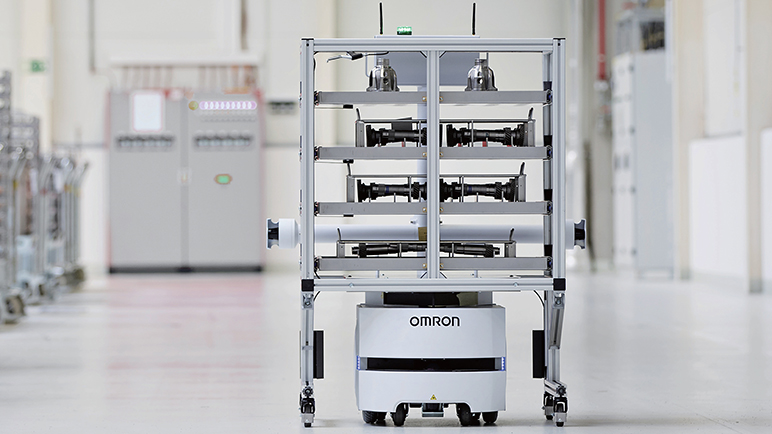 提供可预测的物料送达时间和精密的下料选道算法，提高生产力且优化劳动力 