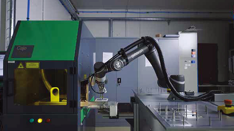 Laser Quality Markings利用协作机器人实现机械维护的自动化